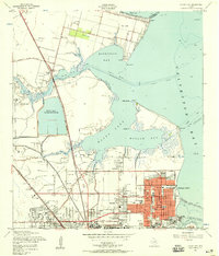 Texas City 1954 topographic map thumbnail