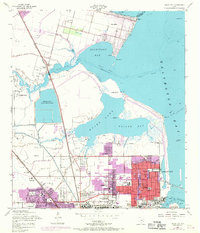 Texas City 1954 topographic map thumbnail
