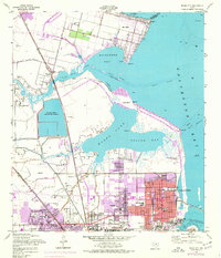 Texas City 1954 topographic map thumbnail
