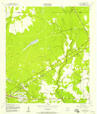 Texla 1957 topographic map preview
