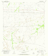 Texon 1970 topographic map preview