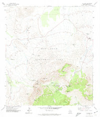 The Basin 1971 topographic map thumbnail