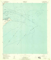 The Jetties 1954 topographic map thumbnail