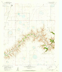 The Palisades 1960 topographic map thumbnail
