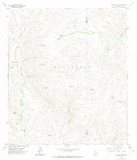 The Solitario 1971 topographic map thumbnail