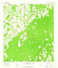 Thomas Springs 1961 topographic map thumbnail