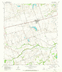 Thrall 1964 topographic map thumbnail