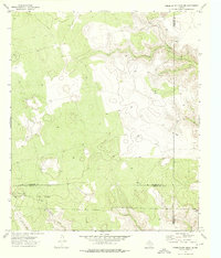 Three Bluff Draw NE 1973 topographic map thumbnail