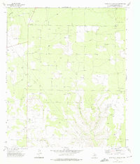 Three Bluff Draw SW 1973 topographic map thumbnail
