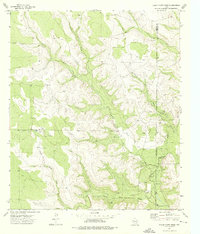 Three Bluff Draw 1973 topographic map thumbnail