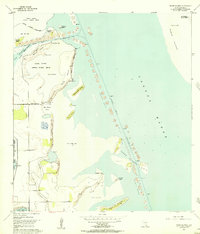 Three Islands 1954 topographic map preview