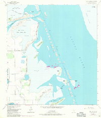 Three Islands 1954 topographic map thumbnail