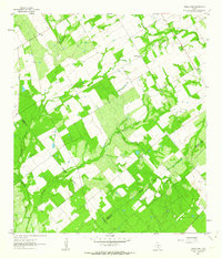 Three Oaks 1961 topographic map thumbnail