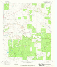 Throckmorton NE 1965 topographic map thumbnail