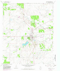 Throckmorton 1966 topographic map thumbnail