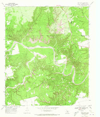 Tige Canyon 1969 topographic map thumbnail