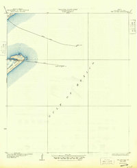 The Jetties 1933 topographic map thumbnail