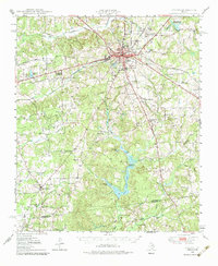 Athens 1949 topographic map preview