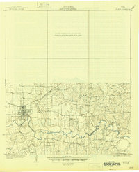 Seguin 1930 topographic map preview