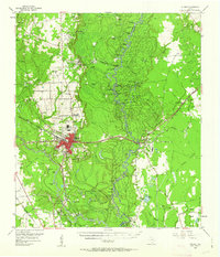 Silsbee 1955 topographic map preview