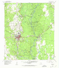 Silsbee 1955 topographic map preview