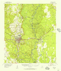 Silsbee 1955 topographic map preview