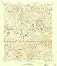 Smithson Valley 1929 topographic map thumbnail