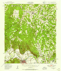 Smithville 1948 topographic map preview
