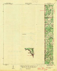 Socagee Bayou 1945 topographic map thumbnail