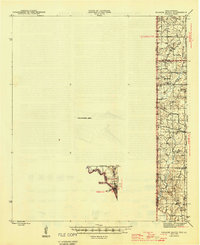 Socagee Bayou 1945 topographic map thumbnail
