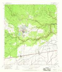 Sour Lake 1955 topographic map thumbnail