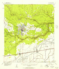 Sour Lake 1955 topographic map thumbnail