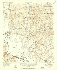Tennessee Colony 1950 topographic map thumbnail