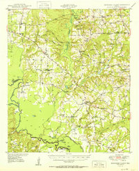 Tennessee Colony 1950 topographic map thumbnail