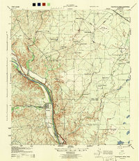 Tequesquite Creek topographic map thumbnail
