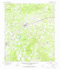 Timpson 1958 topographic map thumbnail