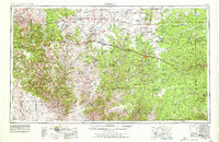 Sonora 1954 topographic map preview