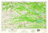 Texarkana 1953 topographic map thumbnail