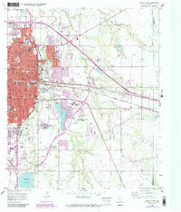 Abilene East 1957 topographic map thumbnail