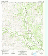 Adamsville 1954 topographic map thumbnail