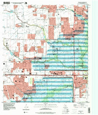Addicks 1995 topographic map thumbnail