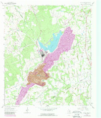 Alcoa Lake 1963 topographic map thumbnail