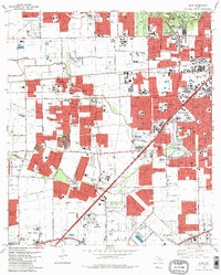 Alief 1982 topographic map thumbnail