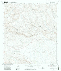 Amarilla Mountain 1971 topographic map thumbnail