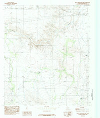 Black Mountains NW 1984 topographic map thumbnail