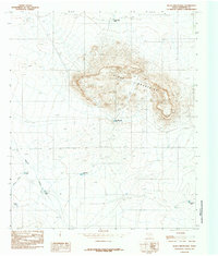 Black Mountains 1984 topographic map thumbnail