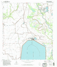 Blessing SE 1995 topographic map thumbnail