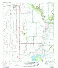 Blessing 1972 topographic map thumbnail