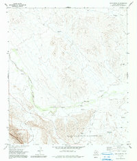 Bone Spring NE 1971 topographic map thumbnail