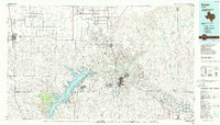 Borger 1986 topographic map thumbnail